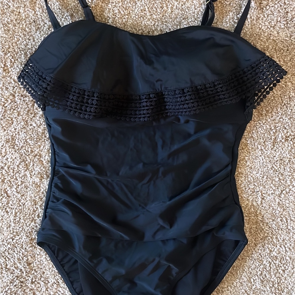 Black One Piece Swimsuit